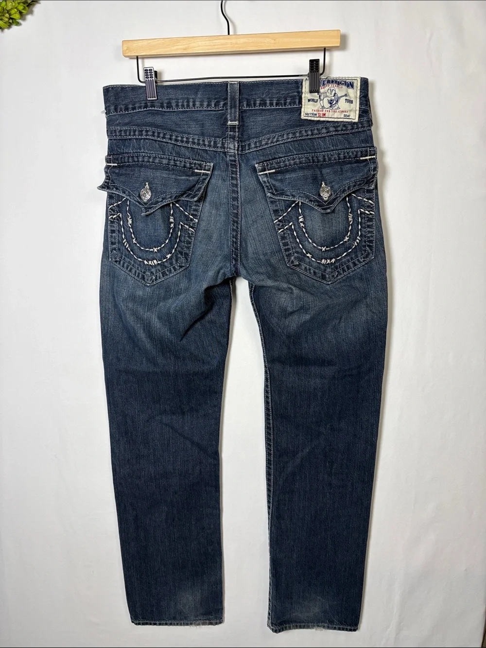 TRUE RELIGION Men's Slim Straight Jeans size 34